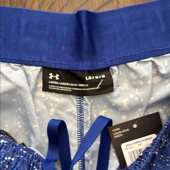 Under Armour Speckled Blue Shorts 7” Men’s Size Large - Picture 5 of 8